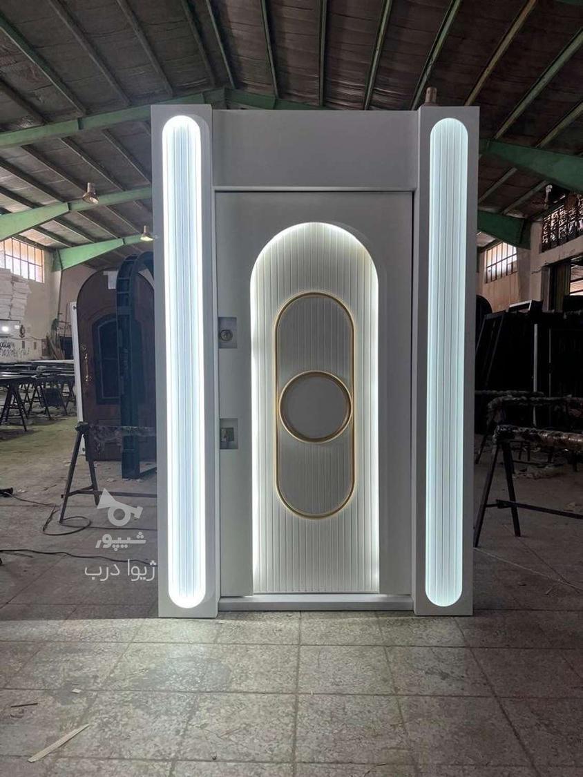 درب ضدسرقت سکوریت پنجره درب مدرن ضد سرقت اهنی ژیوادرب1293