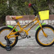 دوچرخه زرد سایز 16