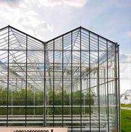 سازه گلخانه شیشه‌ای مدل هلندی به سازه گلخانه هلندی