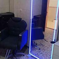 صندلی،آیینه،دکور آرایشگاه