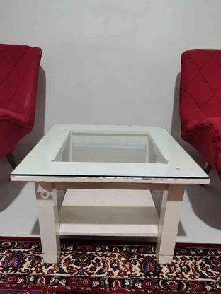میز مربع سفید در گروه خرید و فروش لوازم خانگی در اصفهان در شیپور-عکس1