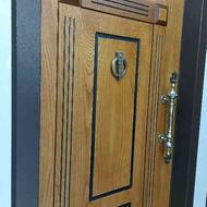 درب ضدسرقت روکش بلوط برجسته اعتماد