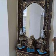 آینه کنسول ست کلاسیک چوبی