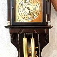 ساعت دیواری چوبی کاملاً سالم و نو