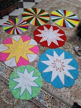 پادری دست بافت به قطر و رنگ و طرح مختلف در گروه خرید و فروش لوازم خانگی در گیلان در شیپور-عکس1