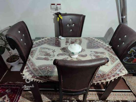 میز غذا خوری سالم استفاده نشده در گروه خرید و فروش لوازم خانگی در اردبیل در شیپور-عکس1