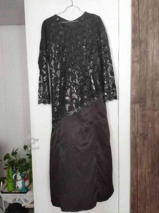 لباس مجلسی رنگ مشکی گیر پور پولکی سایز 44و46 در گروه خرید و فروش لوازم شخصی در اصفهان در شیپور-عکس1