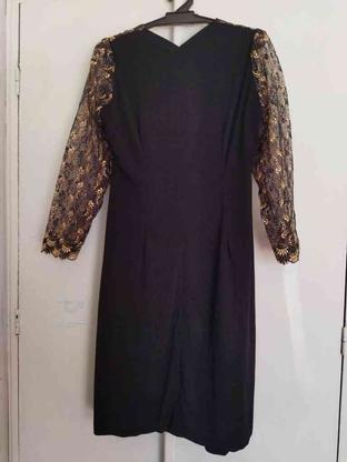 لباس مجلسی زنانه رنگ مشکی و طلایی سایز 44و46 در گروه خرید و فروش لوازم شخصی در اصفهان در شیپور-عکس1
