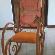 صندلی راک چوبی بدون خط و خش سالم سالم