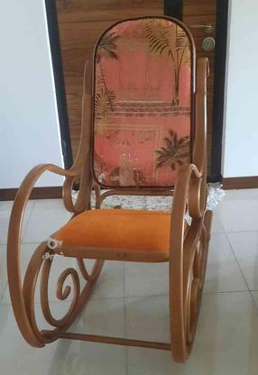 صندلی راک چوبی بدون خط و خش سالم سالم در گروه خرید و فروش لوازم خانگی در مازندران در شیپور-عکس1