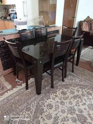 میز نهارخوری 6نفره در گروه خرید و فروش لوازم خانگی در مازندران در شیپور-عکس1