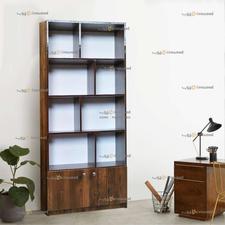 ویترین کتابخانه 80 کمددار کیاچوب