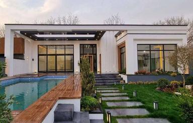 ویلا مدرن استخر روباز با تجهیزات کامل معاوضه با خودرو