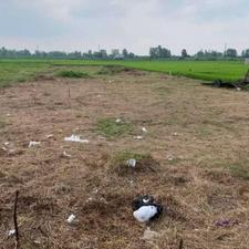 200 متر زمین مسکونی بر جاده