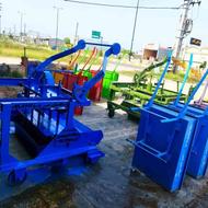 دستگاه بلوک زن هشت قالبه