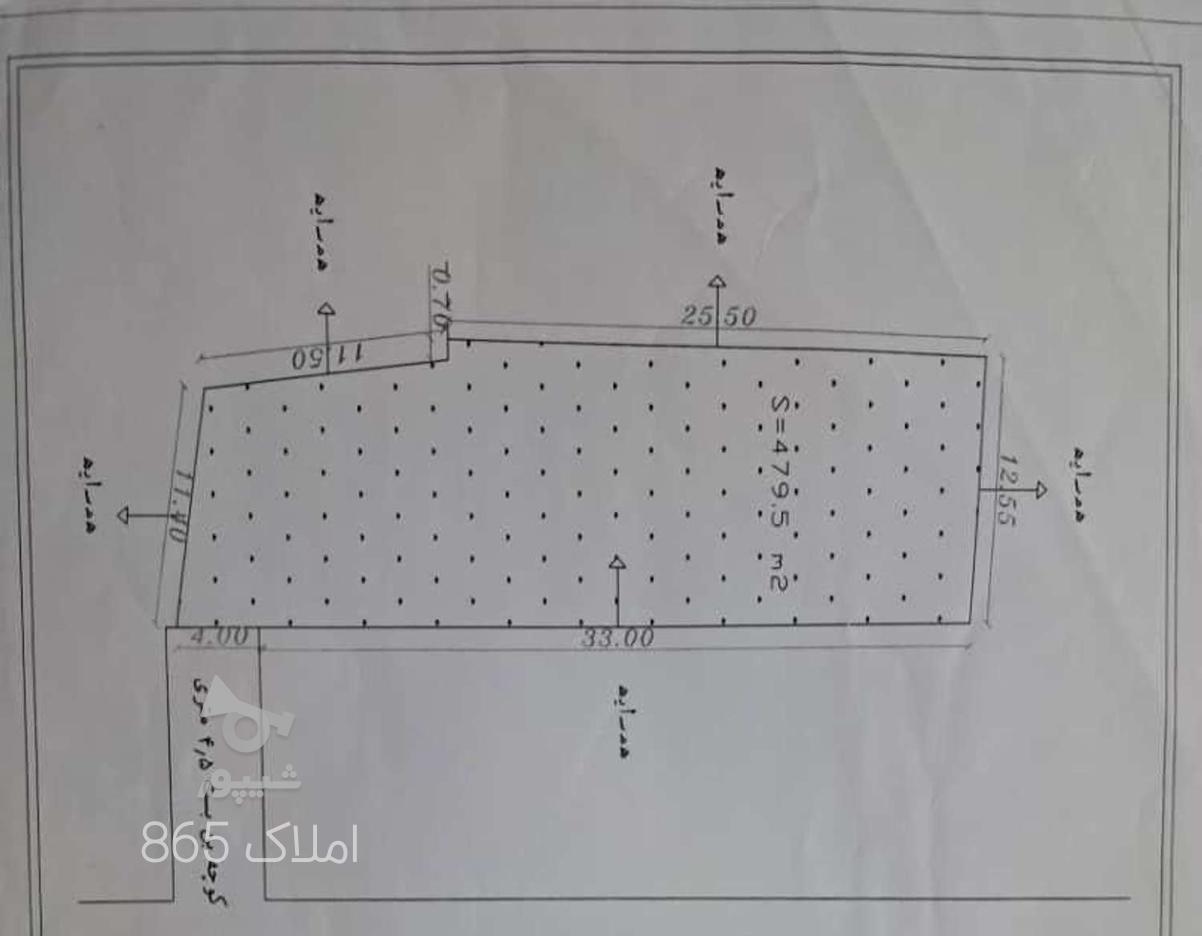 فروش زمین مسکونی 479 متر در حمزه کلا در گروه خرید و فروش املاک در مازندران در شیپور-عکس1