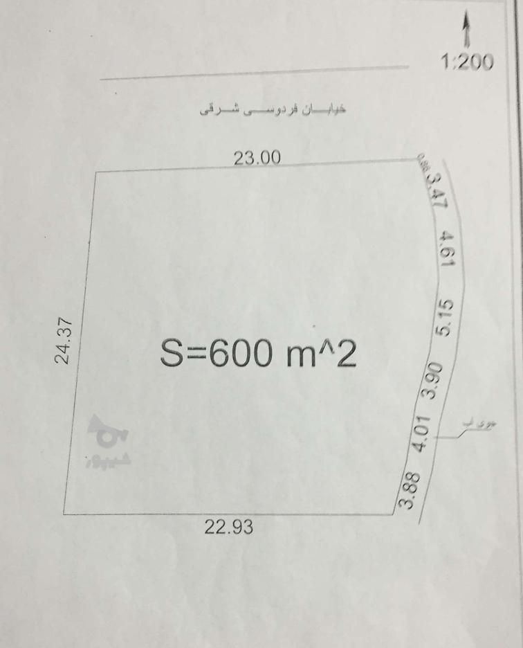 600 متر زمین واقع در تنکابن فردوسی شرقی در گروه خرید و فروش املاک در مازندران در شیپور-عکس1