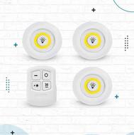 لامپ COB همراه ریموت بسته 3 عددی