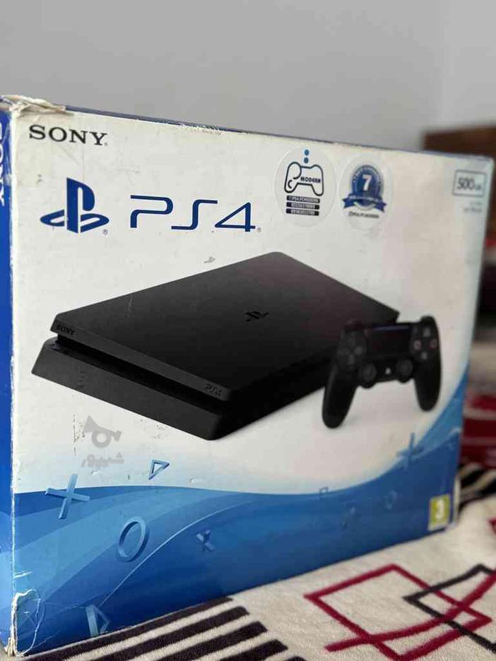 Ps4 اسلیم 500 گیگ با یک دسته اورجینال به همراه بازی در گروه خرید و فروش لوازم الکترونیکی در مازندران در شیپور-عکس1