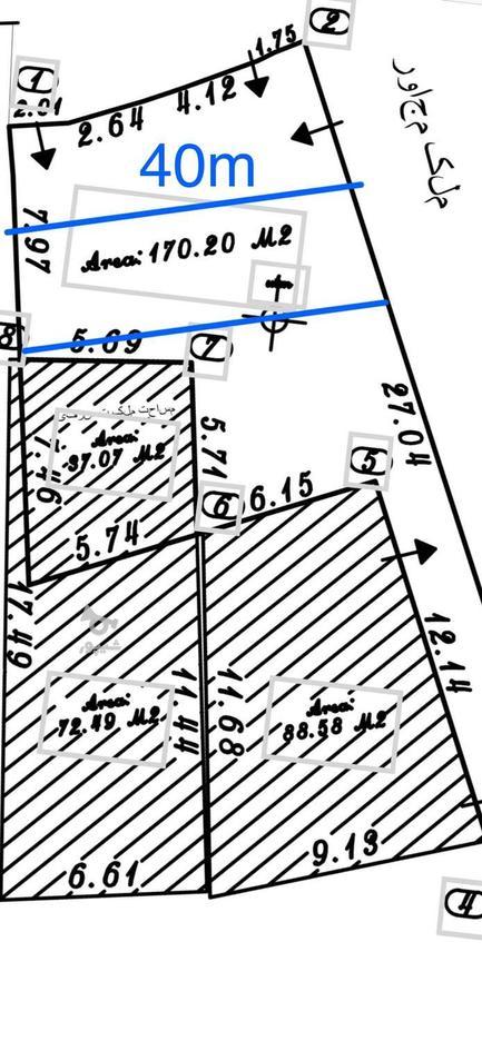 فروش زمین 40 متری و 120 متری تجاری در گروه خرید و فروش املاک در مازندران در شیپور-عکس1