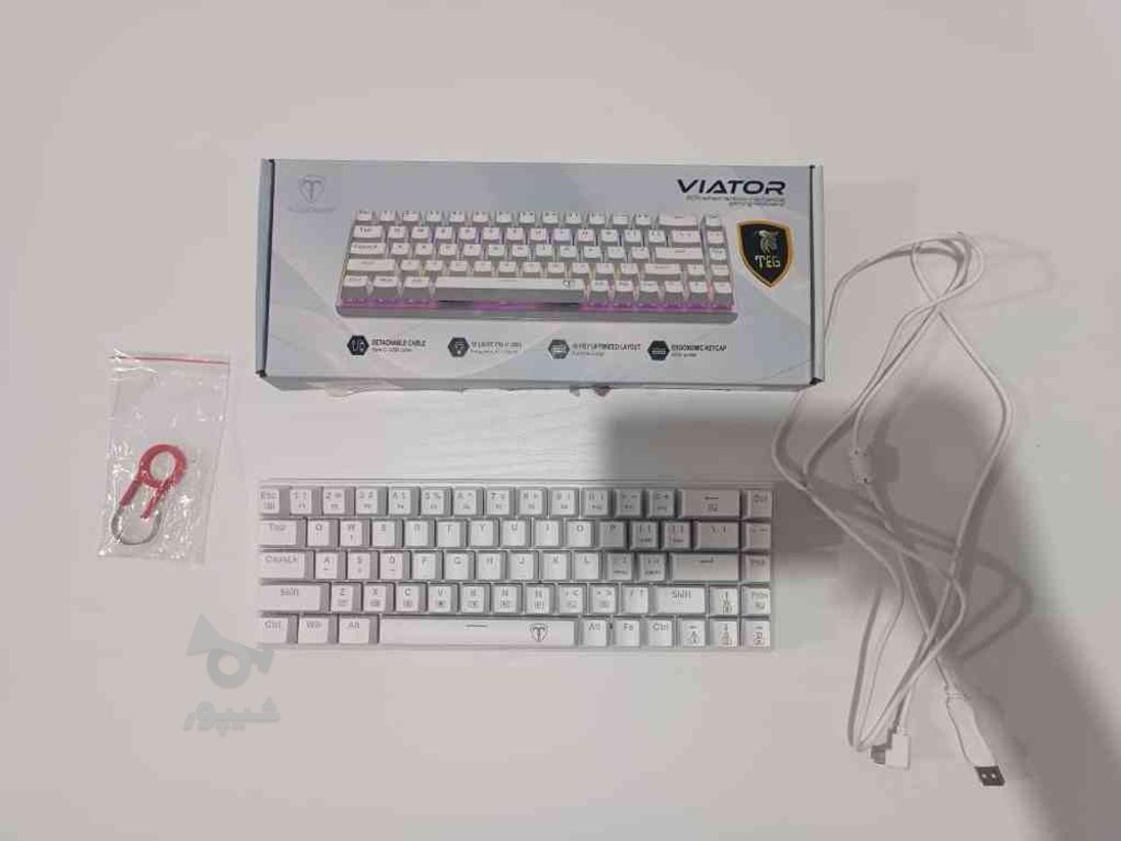 کیبورد مکانیکال تی دگر viator white T-TGK325 در گروه خرید و فروش لوازم الکترونیکی در البرز در شیپور-عکس1