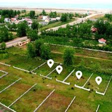 6000 متر زمین ساحلی تفکیک شده چسبیده به دریا