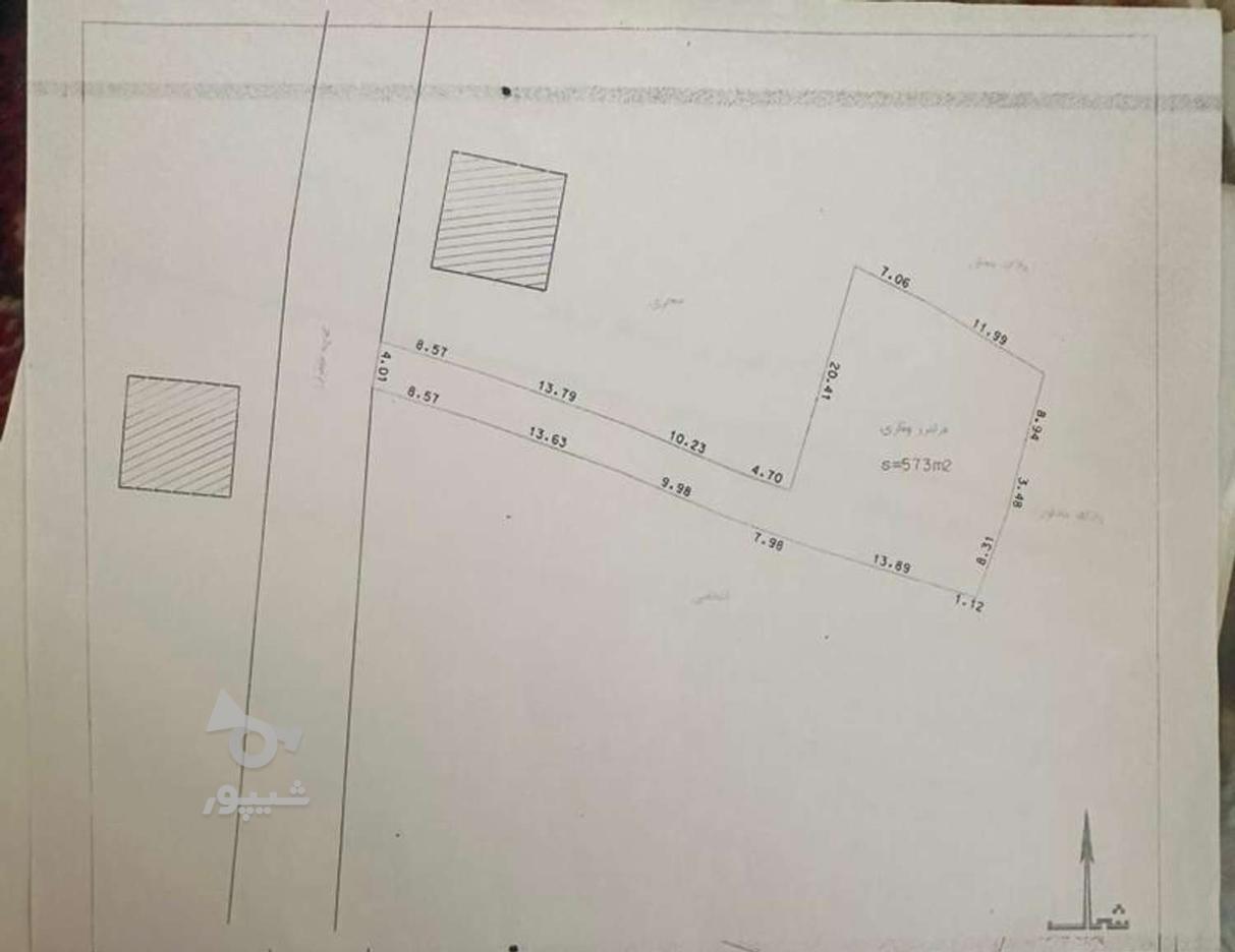 فروش زمین مسکونی 573 متر کاسبی جاده کیاشهر استخربیجار در گروه خرید و فروش املاک در گیلان در شیپور-عکس1