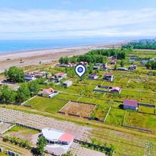 زمین ساحلی آماده ساخت باویو دریا درمنطقه چمخاله163 متر