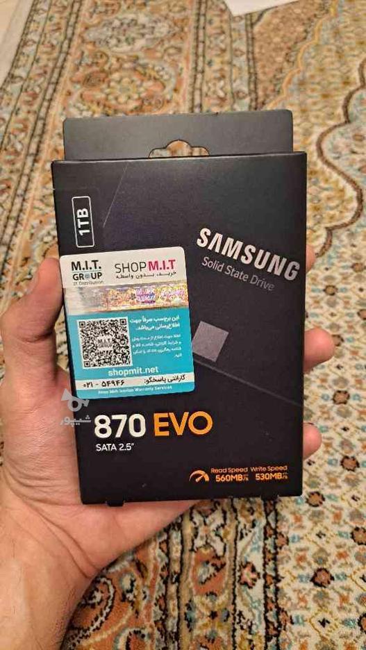 Samsung 870-EVO 1TB با 9 ماه گارانتی در گروه خرید و فروش لوازم الکترونیکی در تهران در شیپور-عکس1