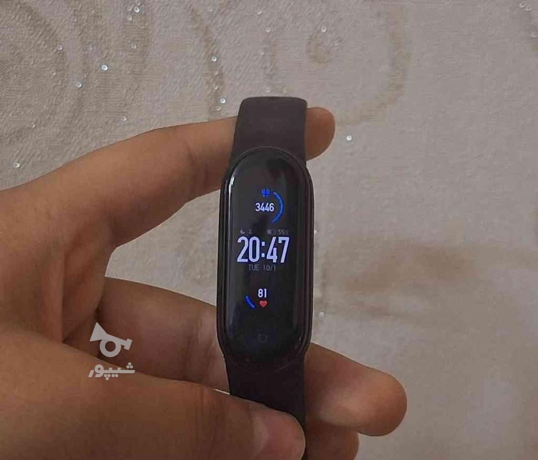 مچ بند هوشمند 5 شیائومی Mi band ⁵ در گروه خرید و فروش موبایل، تبلت و لوازم در البرز در شیپور-عکس1