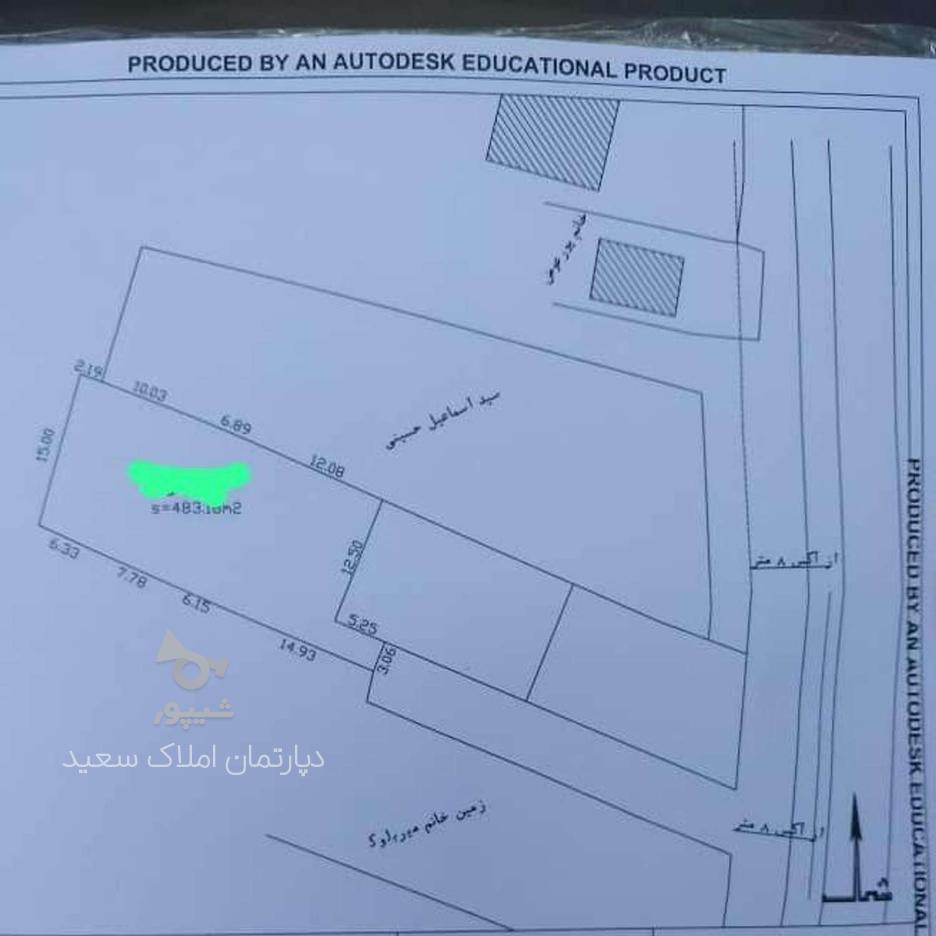 فروش زمین مسکونی 250 متر در جاده لاهیجان در گروه خرید و فروش املاک در گیلان در شیپور-عکس1