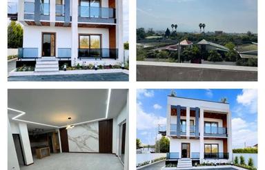 فروش ویلا 260 متر در الیمالات نما مدرن / روف گاردن