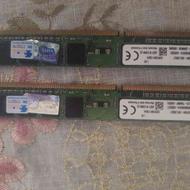 2 عدد رم 4 گیگ ddr3