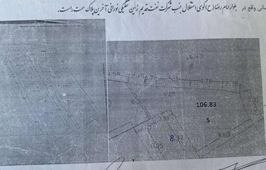 فروش 107 متر زمین اقتصادی