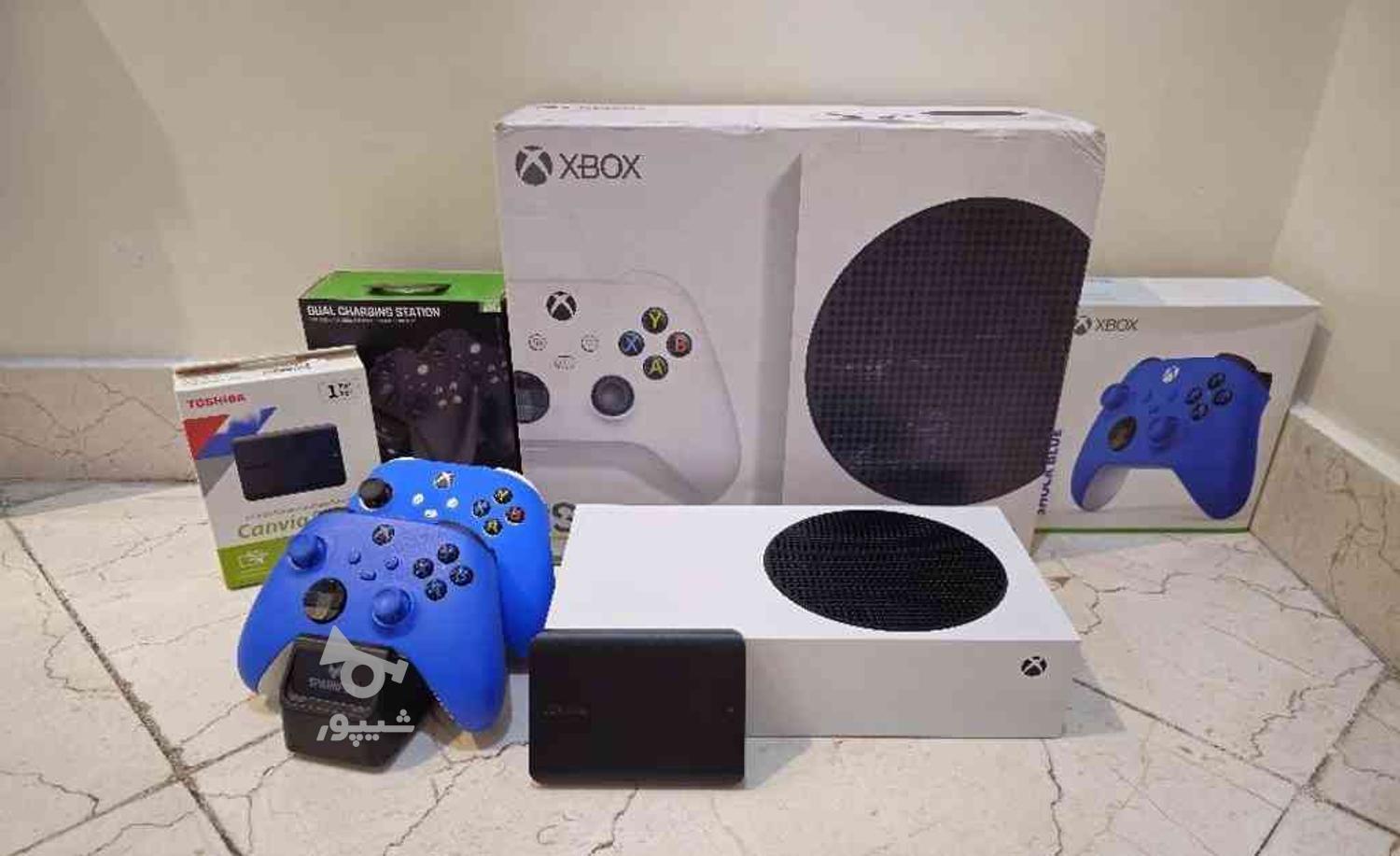 Xbox series s نو فول گیم 2 دسته با هارد در گروه خرید و فروش لوازم الکترونیکی در تهران در شیپور-عکس1