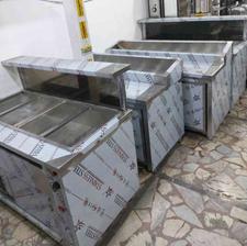 کانتر گرم رستورانی تاپینگ سرد فست فودی