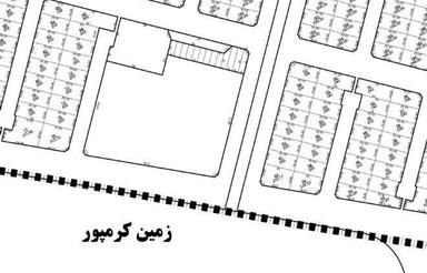 زمین 200 متر درب به حیاط کرمپور