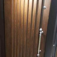 درب ضد سرقت طرح کلاسیک جدید روکش گردو در بابلسر