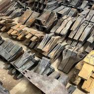 بیل بکهو بیل مکانیکی لودر گریدر غلطک ناخن کلنگ گوشه دم تیغ