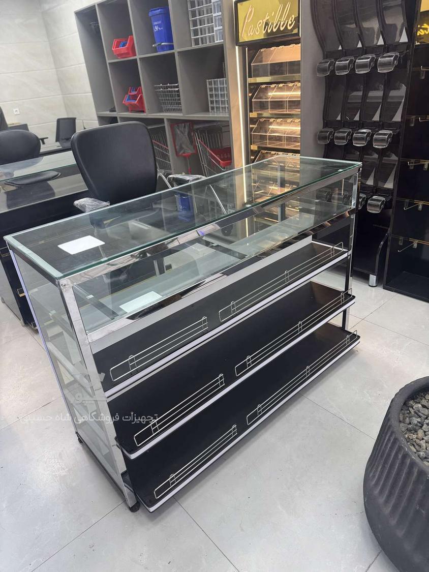 سیلو قهوه استند سیگار قفسه سوپری ویترین هایپری میز ثابت