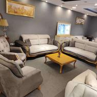 مبل راحتی 8 نفره شرکتی تختخوابشو مینیمال و چستر