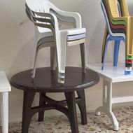 میز 8 نفره پلاستیکی صندلی حصیری میزوصندلی پلاستیکی نیم ست