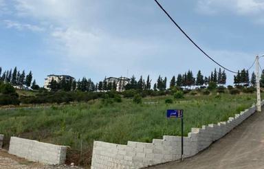 زمین 308 متر با چشم انداز زیبا در جاده نظامی