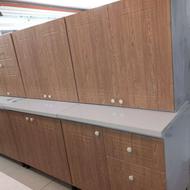 کابینت آشپزخانه دررنگ وطرح ساده