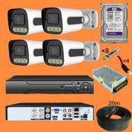 دوربین مداربسته 5mp ((دستگاه xvr 4ch 5mp