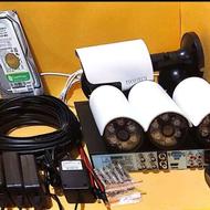دوربین مداربسته 5 مگاپیکسل./پک کامل 4 تایی/پرداخت درب منزل