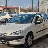پژو 206 SD (صندوق دار) 1394 سفید
