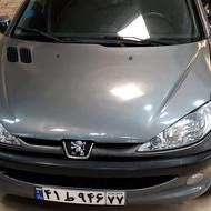 پژو 206 sd v9 1387 خاکستری
