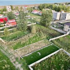 زمین ساحلی 220 متری با فاصله 30 متری انشعابات آماده ساخت