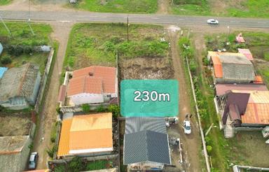 230 متر زمین مسکونی پلاک دو جاده اصلی